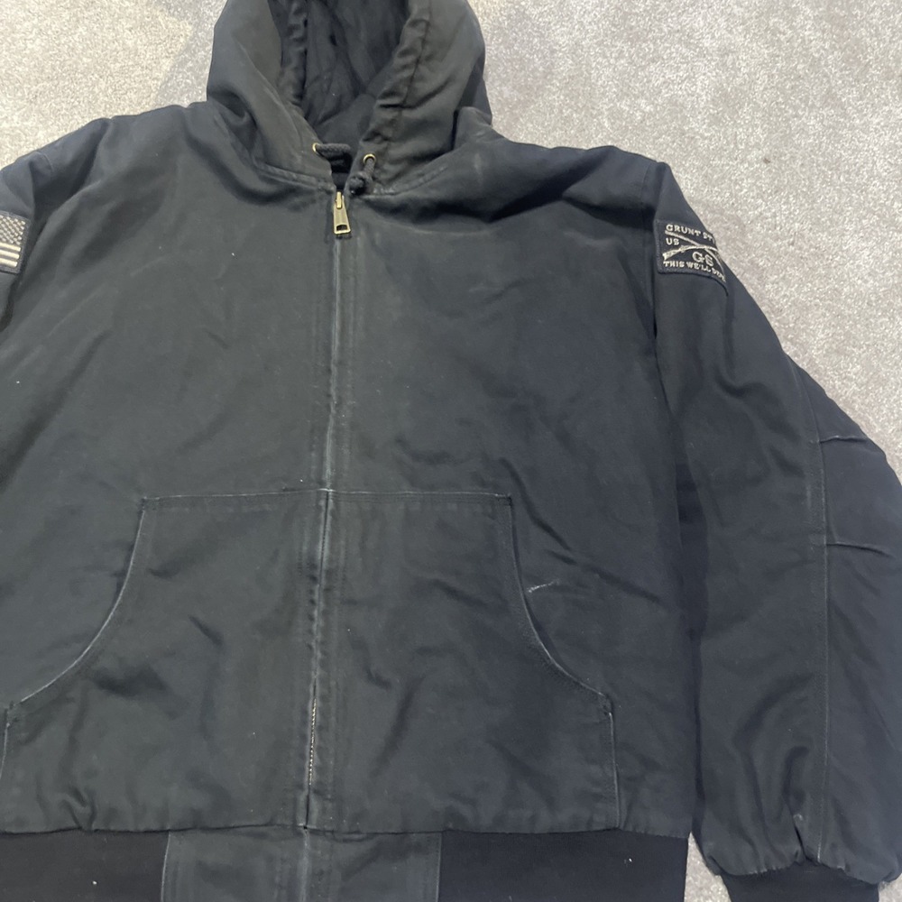 Gruntsyle DRI DUCK XXL Men's Heavy Duty Canvas  Jacket with Hood